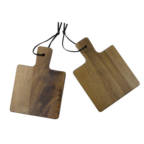 Svenska living posavasos madera de acacia 10x14cm juego de 2 piezas