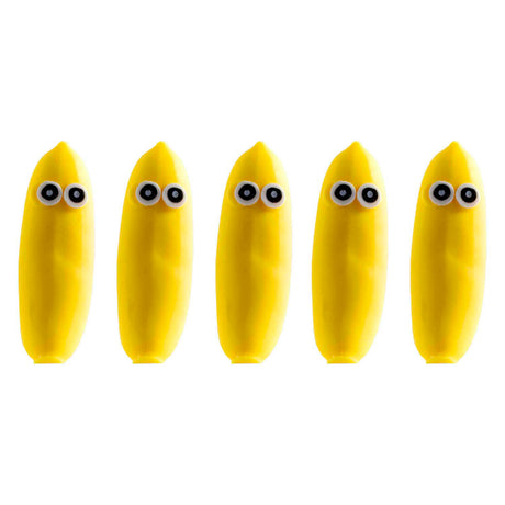 Jono Toys exprime plátanos divertidos figura antiestrés elástica para apretar, 12 uds.