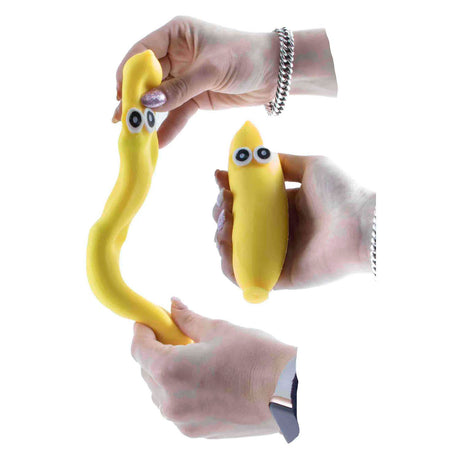 Jono Toys exprime plátanos divertidos figura antiestrés elástica para apretar, 12 uds.
