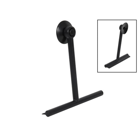 Limpiacristales de baño con ventosa negro