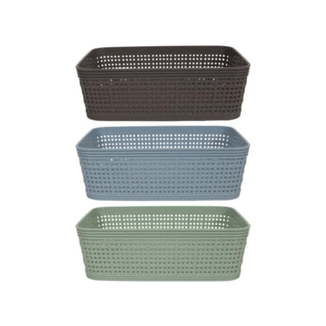 Cesta viva Svenska 4,5l 24,5x16x10cm plástico tejido