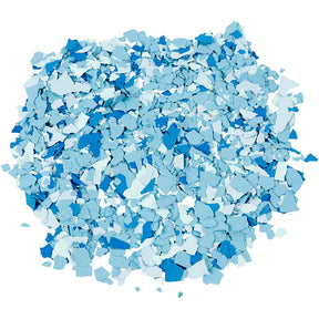 Escamas de terrazo, azul, 90 gr 1 caja