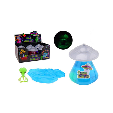 Johntoy ovni limo con luz y extraterrestre que brilla en la oscuridad