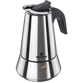Jarra cafetera espresso Westmark Brasilia plus de 6 tazas apta para todo tipo de fuegos, incluida la inducción.