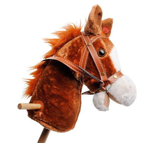 Playwood - caballo de hobby marrón con sonido - pelaje