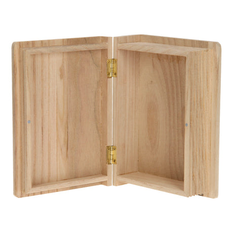 Empresa Creativ decora tu propio libro de almacenamiento de madera.