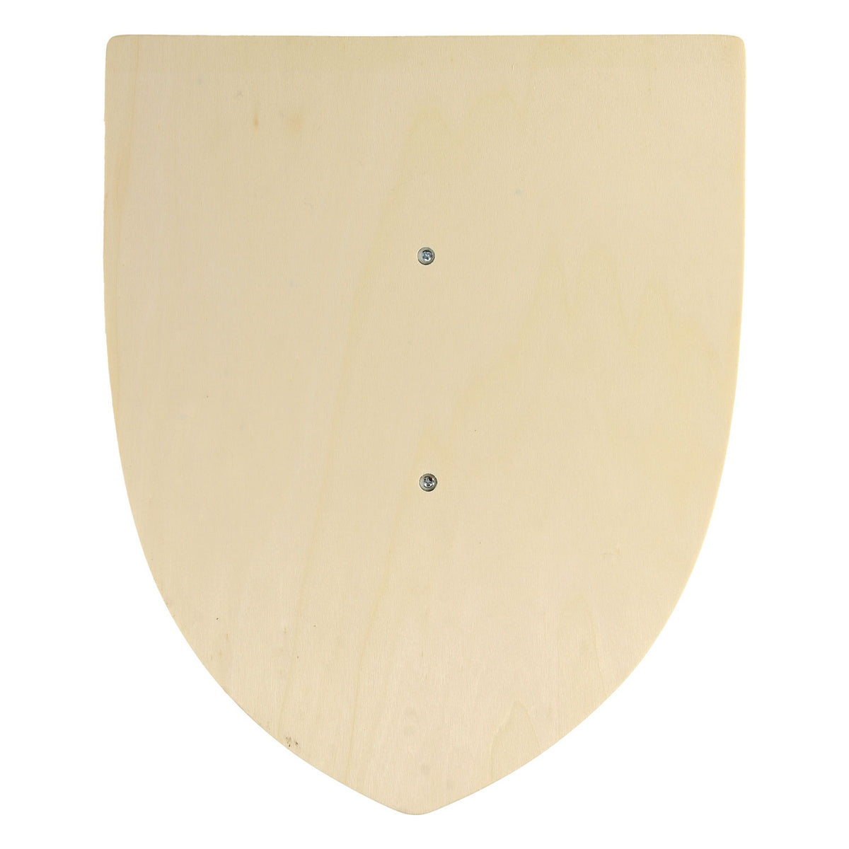 Juguete caballero escudo de madera Playwood con mango para niños.