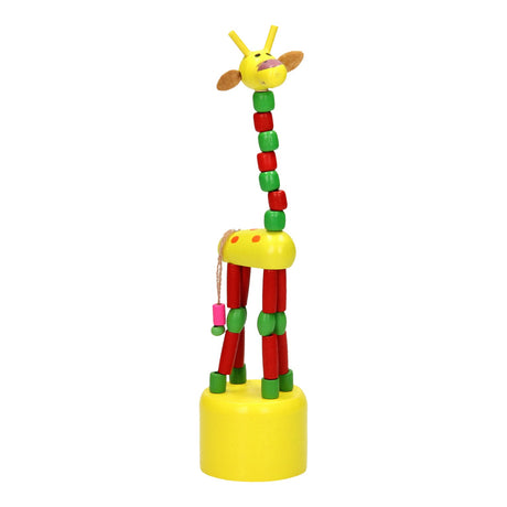 Playwood muñeca de madera estampada jirafa color