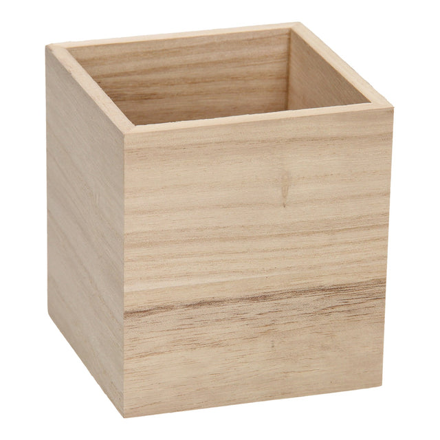 Caja de lápices cuadrada Playwood