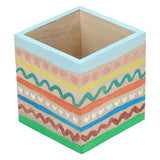 Caja de lápices cuadrada Playwood