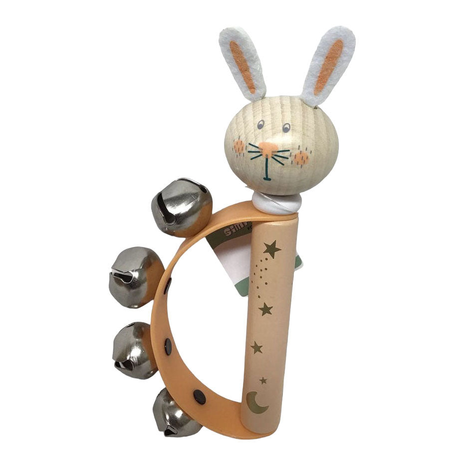 Campana de madera playwood con mango animal