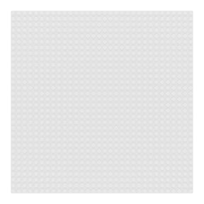 Base de ladrillos Sluban - placa base placa base placa de construcción para bloques de construcción blanco - montantes 32x32 - 25,6 x 25,6 cm m38‑b0833b a partir de 4 años