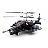Sluban ladrillos modelo helicóptero de ataque juguetes de construcción - juguetes de construcción - juego de construcción con 330 bloques de construcción - m38-b0752 - a partir de 8 años