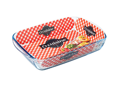O kitchen cooking performance o.cuisine fuente para hornear - 39x24x6cm - 3l - transparente - 1 pieza