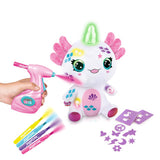 Ajolote de peluche con aerógrafo iluminado | 4 piezas