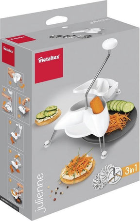 Cortador de verduras en juliana 3 en 1 Metaltex