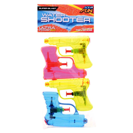 Johntoy john toy pistola de agua paquete de 4 ± 11cm