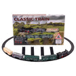 Juego de tren de vapor Johntoy, 19 piezas.