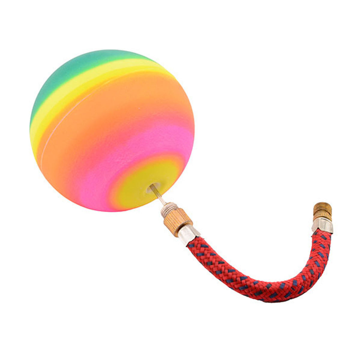 Johntoy bolas arcoiris 3 piezas en red. 8cm. 3+