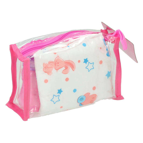 Johntoy john toy baby rose cuidado set en bolsa