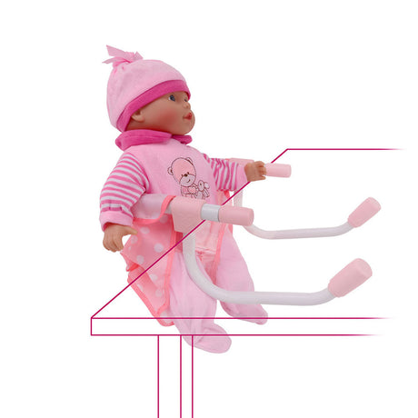 Johntoy john toy baby rose mesa silla (apto para muñecas de 35-45cm)