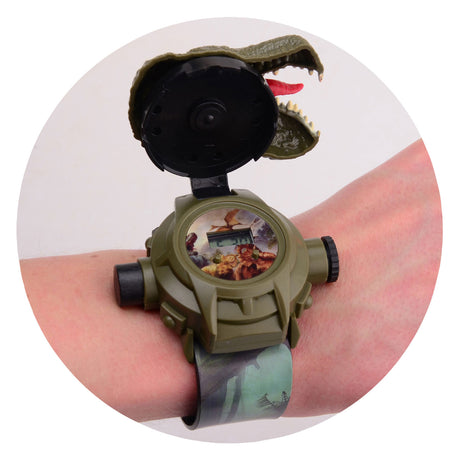 Reloj de proyección Johntoy Dino, 24 imágenes.