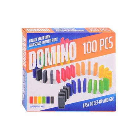 Dominó de colores Johntoy, 100 uds.