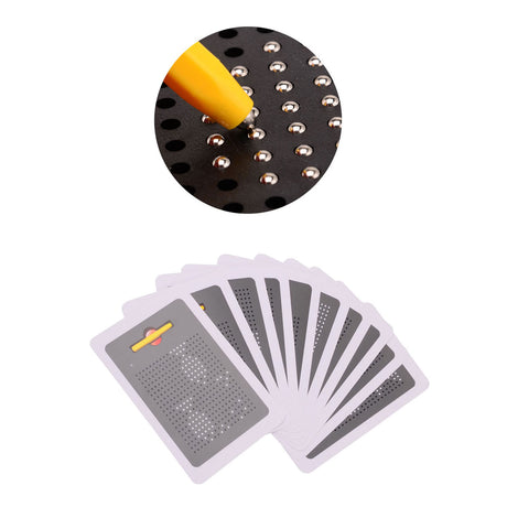 Tablero de dibujo de bolas magnéticas. 3+