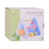 Triángulo de actividades de madera Joueco