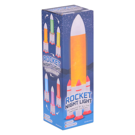 Lámpara de noche Johntoy Rocket con conexión USB