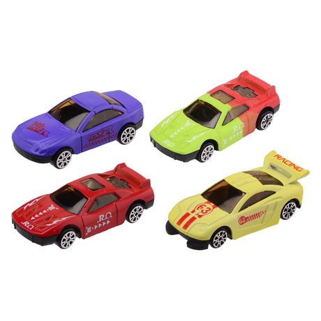 Johntoy coche de carreras fundido a presión que cambia de color, 3 piezas.