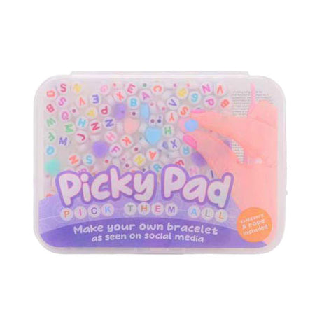 Los picky pads de Johntoy hacen tu propia pulsera en una caja de almacenamiento