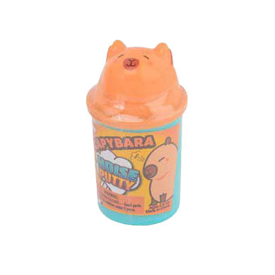 Masilla de carpincho Johntoy con sonido en un cubo