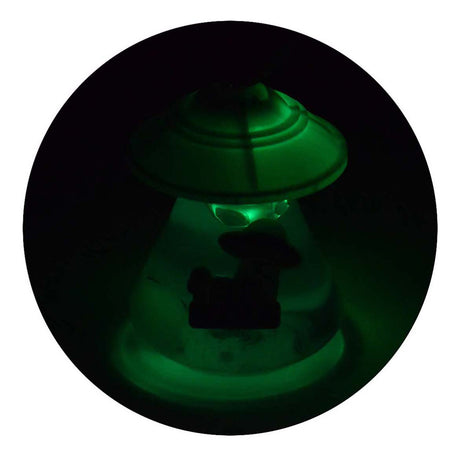 Johntoy ovni limo con luz y extraterrestre que brilla en la oscuridad