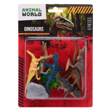 Johntoy animal world - juego de dinosaurios, 8 piezas.