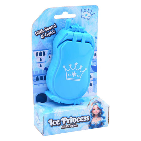 Johntoy Toy Phone Ice Princess on Card - Juego de rol imaginativo.