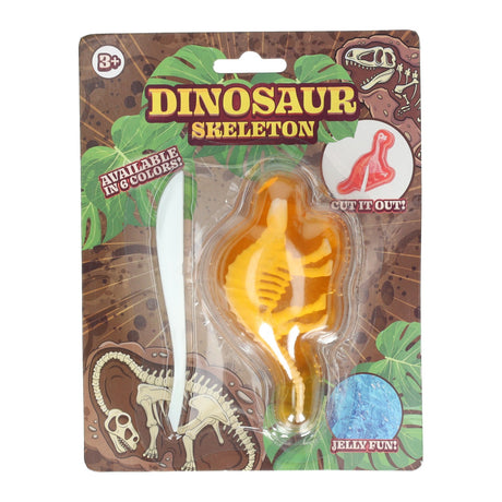 Johntoy recortó el esqueleto de limo de dinosaurio