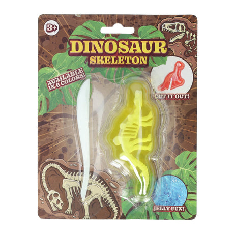 Johntoy recortó el esqueleto de limo de dinosaurio