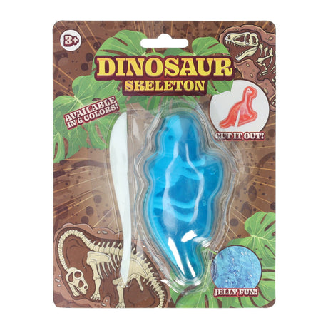 Johntoy recortó el esqueleto de limo de dinosaurio
