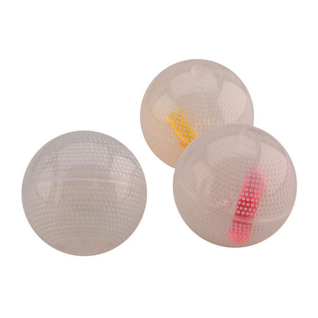 Johntoy pelotas saltarinas que brillan en la oscuridad - 3 piezas.