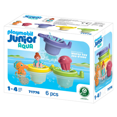 Playmobil | aguamarina junior | taza de natación con diversión acuática | juguetes acuáticos a partir de 1 año | regalo para niños pequeños | baño divertido educativo | juguetes de baño sostenibles | 71776