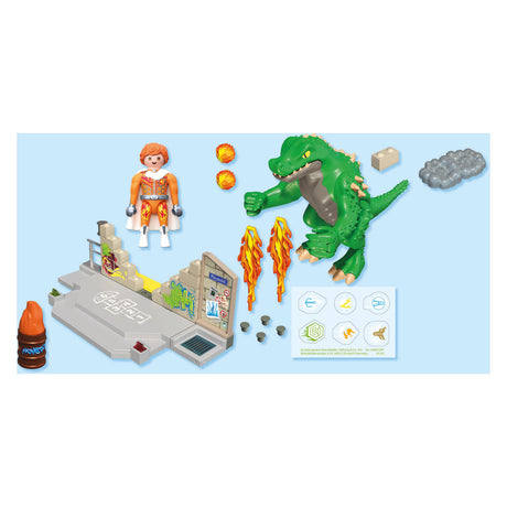 Playmobil héroe batalla contra el lagarto gigante - 71831