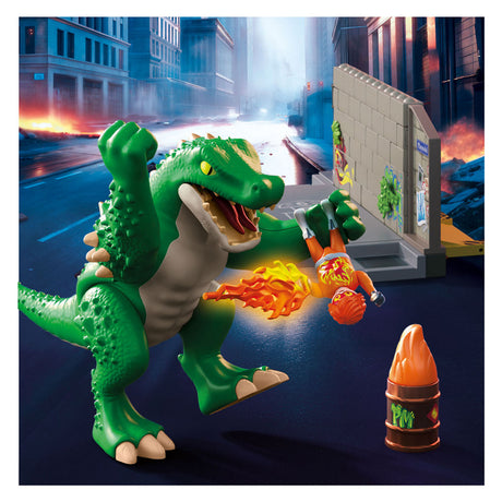 Playmobil héroe batalla contra el lagarto gigante - 71831