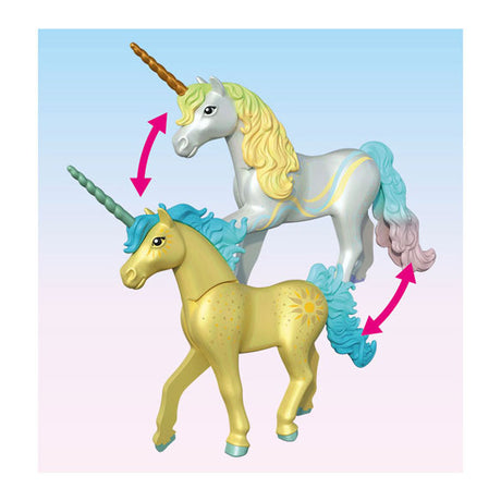 Playmobil 71842 Coleccionable Unicornio Flor del Sol con Hada | 2 piezas
