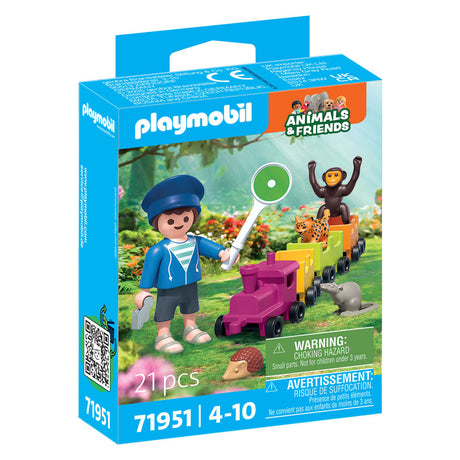 Playmobil animales amigos pequeña locomotora de viaje - 71951