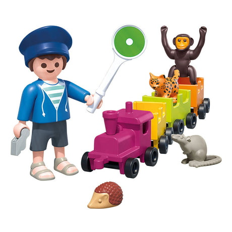 Playmobil animales amigos pequeña locomotora de viaje - 71951