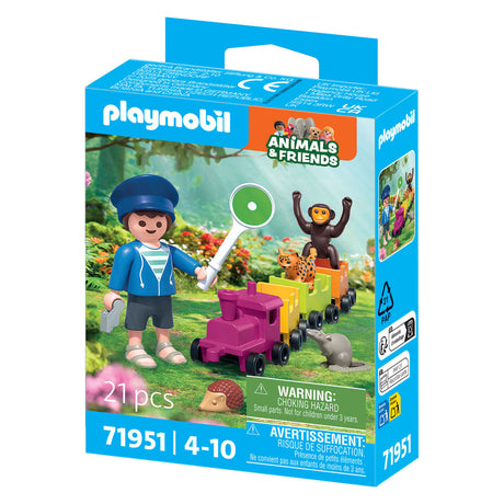 Playmobil animales amigos pequeña locomotora de viaje - 71951
