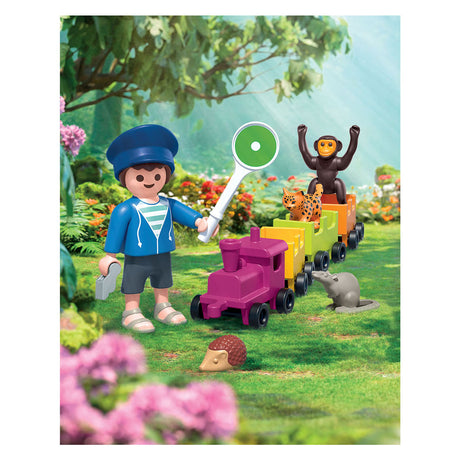 Playmobil animales amigos pequeña locomotora de viaje - 71951