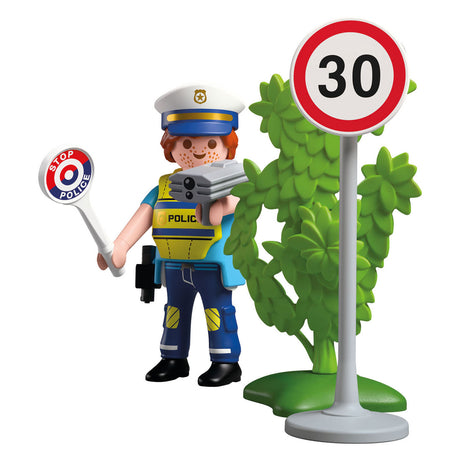 Playmobil specials politieagent met snelheidsradar - 72029
