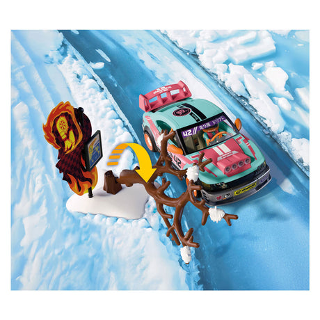 Playmobil – 72062 – set de juego de coches de carreras – 68 piezas – acción deportiva